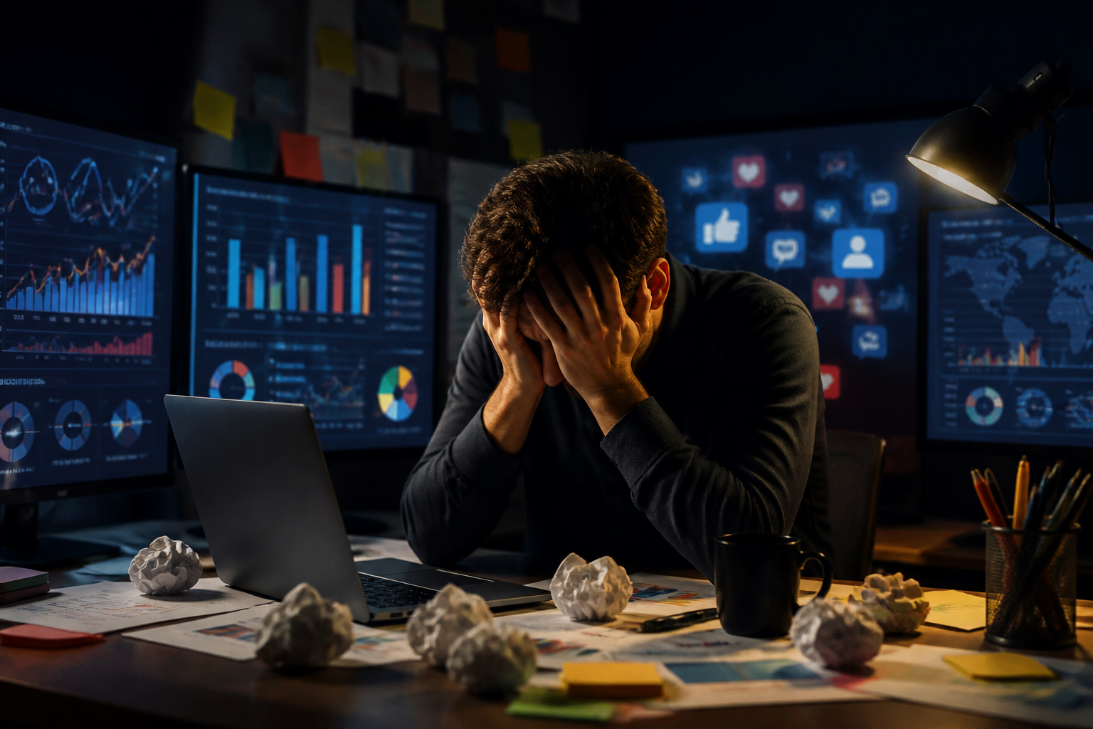 Metade dos profissionais de marketing digital já sentiu burnout, aponta pesquisa